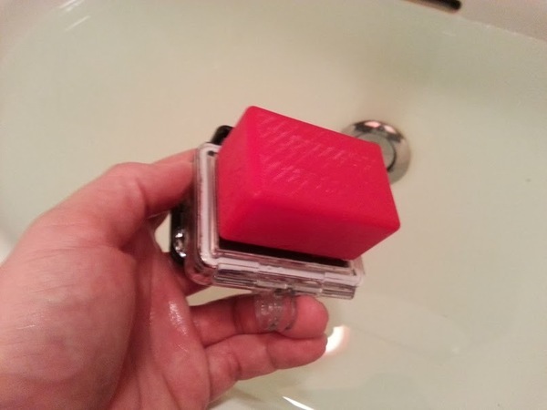 Floation Cube for GoPro (NinjaFlex)