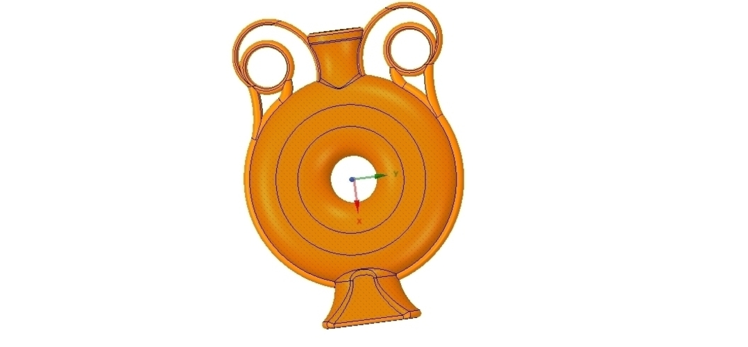 amphora greek cup vessel vase v03 for 3d print and cnc 3D Print 257233
