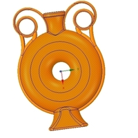 amphora greek cup vessel vase v03 for 3d print and cnc - Thumbnail 11