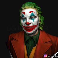 Small ​Joker Bust -from Joker movie 2019 3D Printing 257241