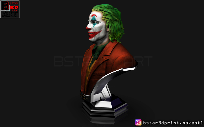 ​Joker Bust -from Joker movie 2019 3D Print 257243