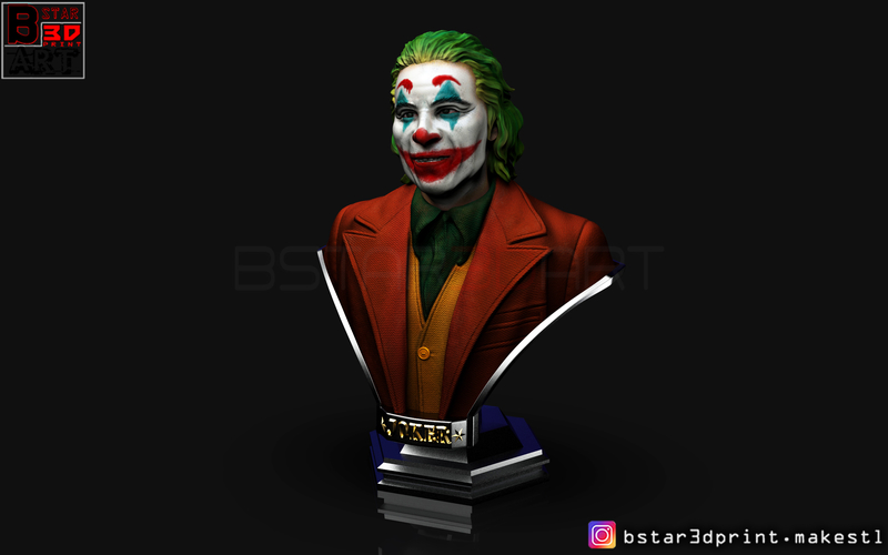 ​Joker Bust -from Joker movie 2019 3D Print 257244