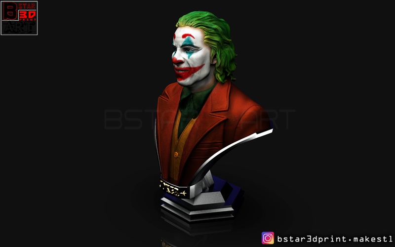 ​Joker Bust -from Joker movie 2019 3D Print 257245