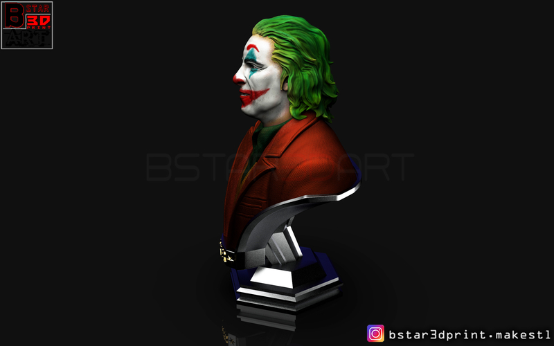 ​Joker Bust -from Joker movie 2019 3D Print 257246