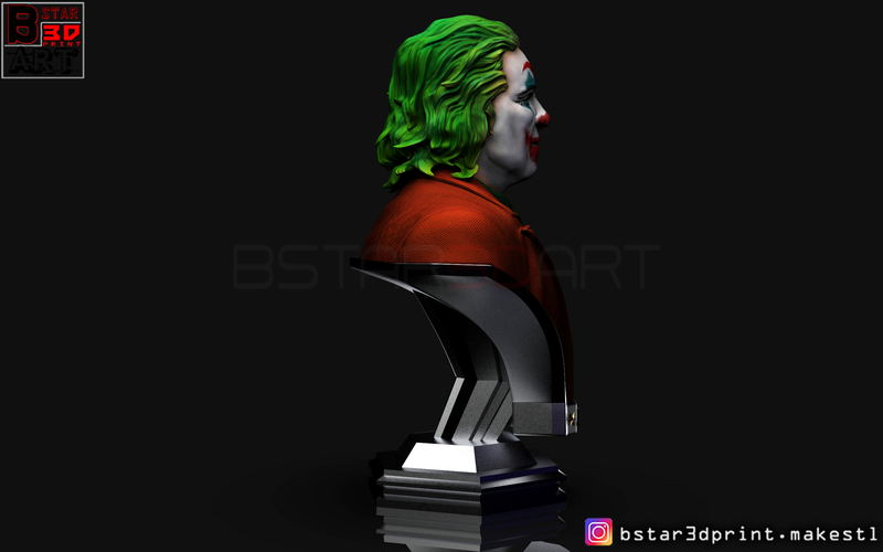 ​Joker Bust -from Joker movie 2019 3D Print 257248