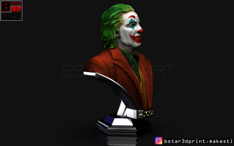 ​Joker Bust -from Joker movie 2019 3D Print 257249