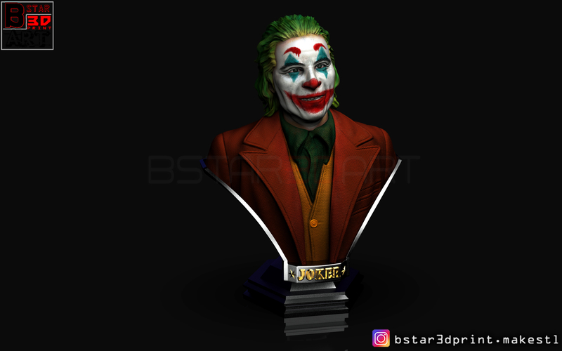 ​Joker Bust -from Joker movie 2019 3D Print 257250