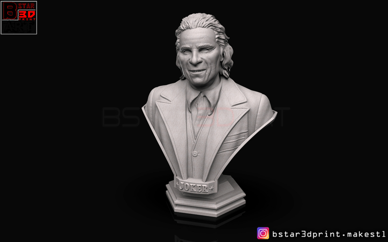 ​Joker Bust -from Joker movie 2019 3D Print 257251