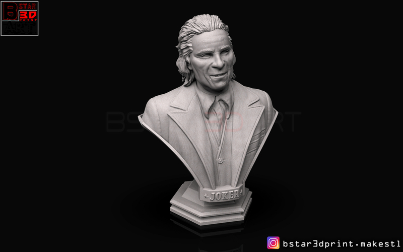 ​Joker Bust -from Joker movie 2019 3D Print 257254