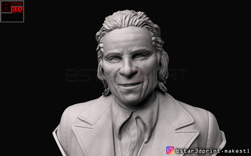 ​Joker Bust -from Joker movie 2019 3D Print 257255