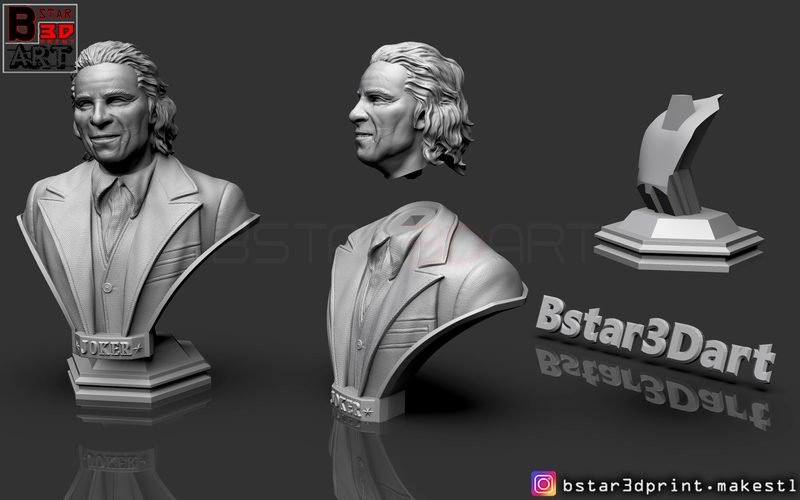 ​Joker Bust -from Joker movie 2019 3D Print 257256