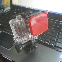 Small Lens Cap for GoPro Hero 3 Case (NinjaFlex) 3D Printing 25729