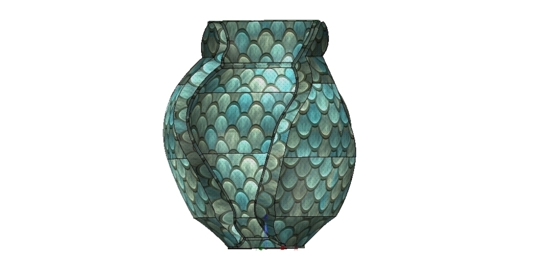 vase cup vessel v05 for 3d-print or cnc 3D Print 257307