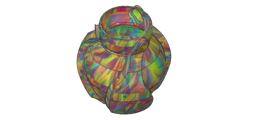 vase cup vessel v05 for 3d-print or cnc 3D Print 257309