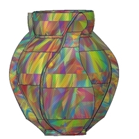 vase cup vessel v05 for 3d-print or cnc - Thumbnail 10