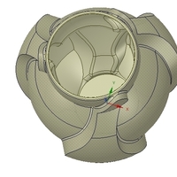 vase cup vessel v05 for 3d-print or cnc - Thumbnail 11