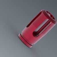 Small  flash hider airsoft  3D Printing 257347
