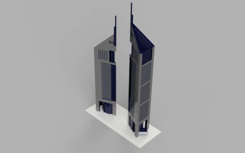 Emirates Towers 3D Print 257390
