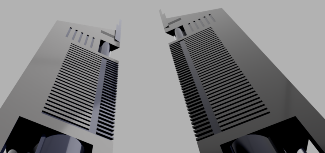 Emirates Towers 3D Print 257392