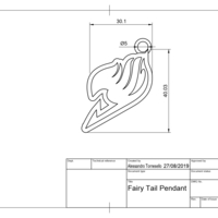 Fairy Tail Pendant - Thumbnail 1