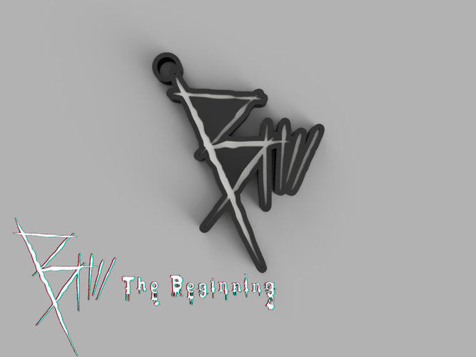B: The Beginning Pendant 3D Print 257404