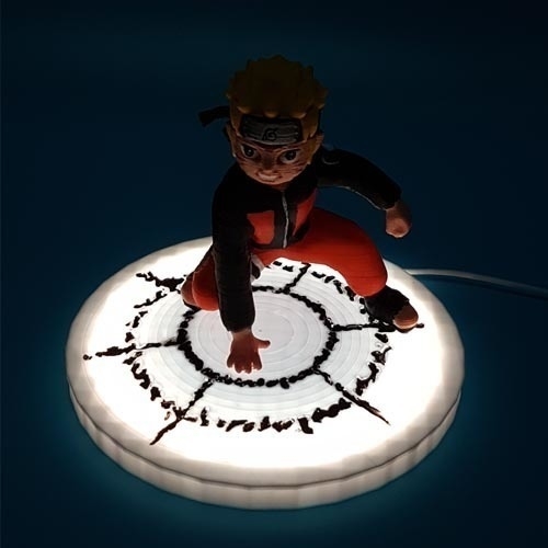 Naruto Summoning Jetsu Led Lamp 3D Print 257443