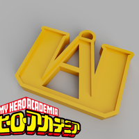 Small My Hero Academia Pendant 3D Printing 257481