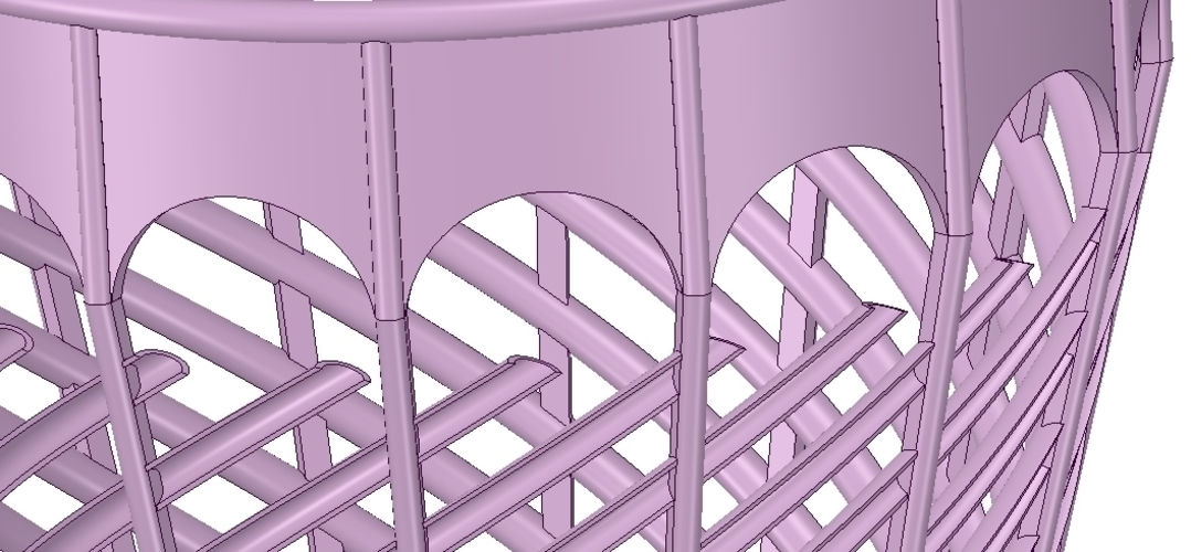 basket vase wallet for paper or flower v07 for 3d-print or cnc 3D Print 257503