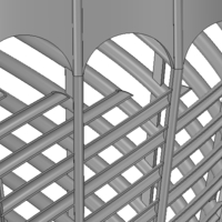 basket vase wallet for paper or flower v07 for 3d-print or cnc - Thumbnail 8