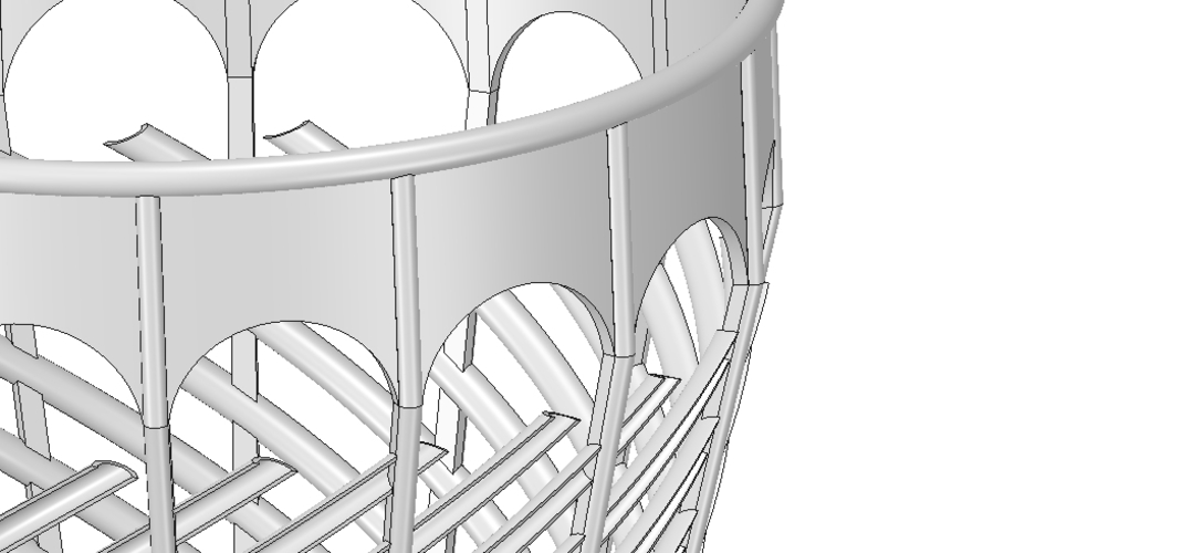 basket vase wallet for paper or flower v07 for 3d-print or cnc 3D Print 257513