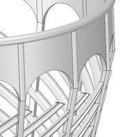basket vase wallet for paper or flower v07 for 3d-print or cnc - Thumbnail 14