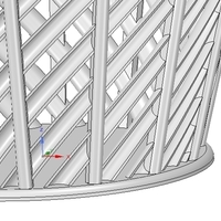 basket vase wallet for paper or flower v07 for 3d-print or cnc - Thumbnail 15