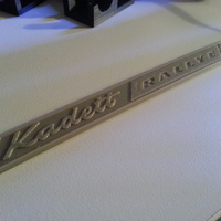 Small Opel Kadett Rallye Badge 3D Printing 25757