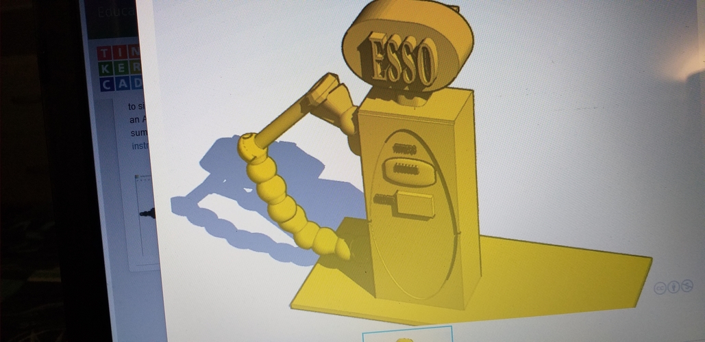 Vintage Esso fuel bowser  3D Print 257710