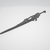 Fate GO Ibaraki Douji bone sword 3D print model - Thumbnail 2