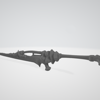 Fate GO Ibaraki Douji bone sword 3D print model - Thumbnail 3