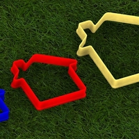  Cookie cutter house- three sizes 50,65,90mm (Free) - Thumbnail 1