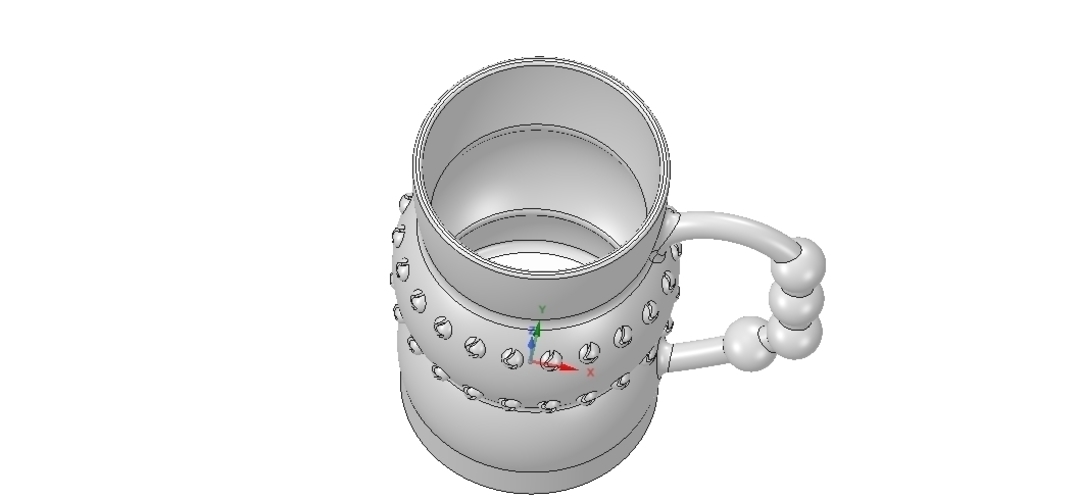 professional  Coffee cup tea vessel v02 for 3d print and cnc 3D Print 257839