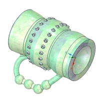 professional  Coffee cup tea vessel v02 for 3d print and cnc - Thumbnail 8