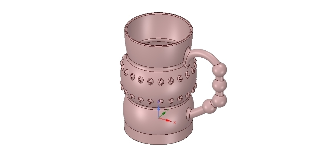 professional  Coffee cup tea vessel v02 for 3d print and cnc 3D Print 257845