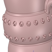professional  Coffee cup tea vessel v02 for 3d print and cnc - Thumbnail 14