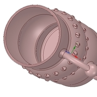 professional  Coffee cup tea vessel v02 for 3d print and cnc - Thumbnail 15