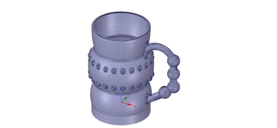 professional  Coffee cup tea vessel v02 for 3d print and cnc 3D Print 257850