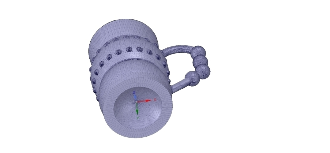 professional  Coffee cup tea vessel v02 for 3d print and cnc 3D Print 257851