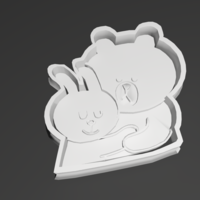 Cony & Brown cookie cutter - Thumbnail 3