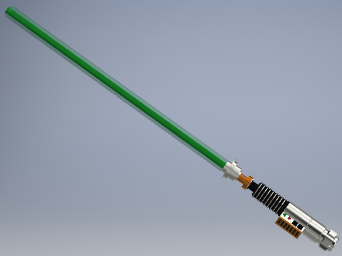 Star wars Luke's Lightsaber 3D Print 257923