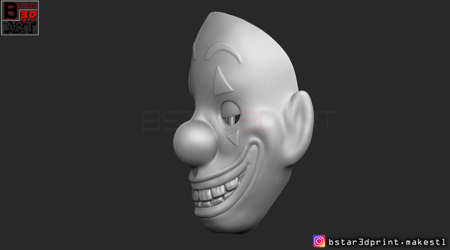 Joker Mask - Joker movie 2019 3D Print 257958