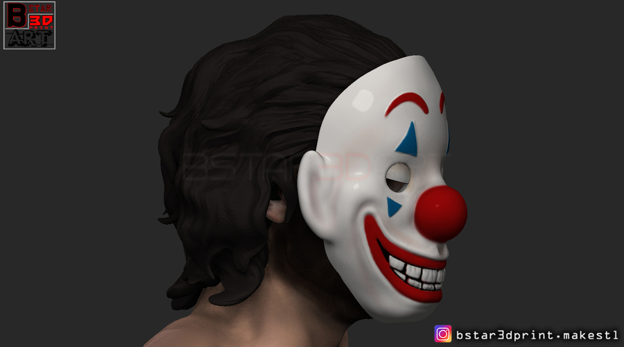 Joker Mask - Joker movie 2019 3D Print 257962