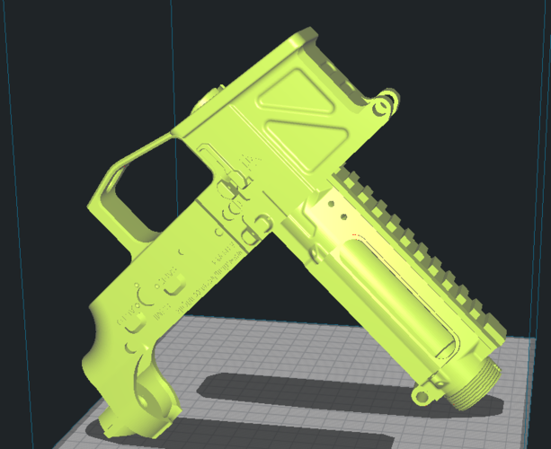 3D Printed Printable Airsoft AR15 (PAAR15) AEG Body kit (08 12 19) by