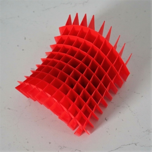 Sliceform Saddle (Hyperbolic Paraboloid) 3D Print 258013